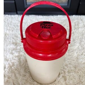 Pizza Hut Gott‎ Corporation Beverage Cooler Jug Vintage Red White Water